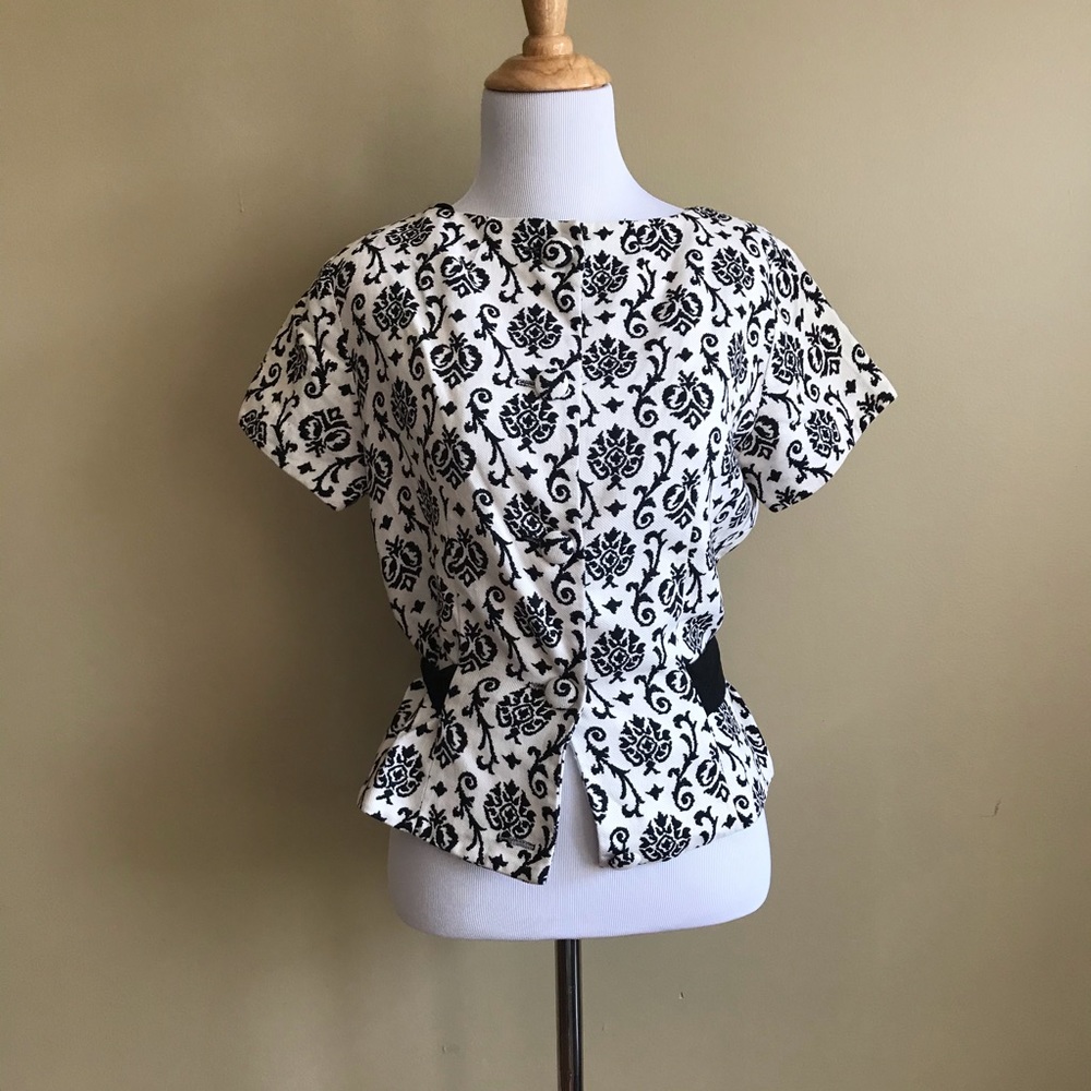 Vintage 1960s Kerrybrooke belted top